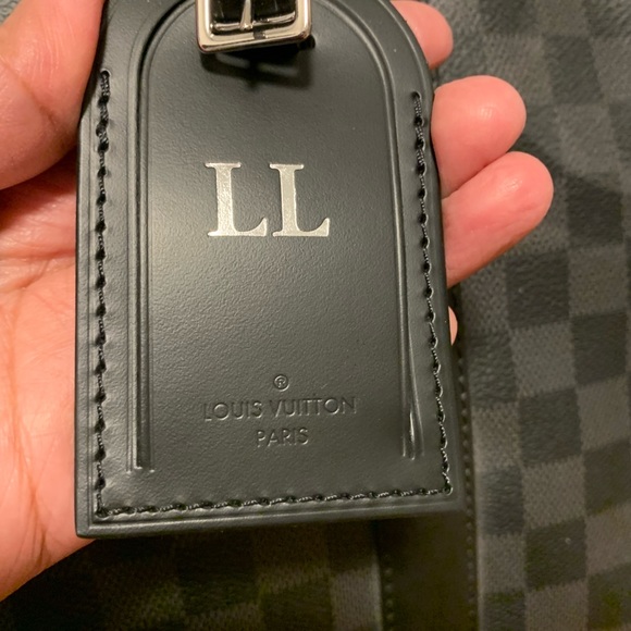 Authentic Louis Vuitton Keepall 55 Bando Damier Graphite - Picture 15 of 16